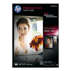 HP Premium Plus Photo Paper - félfényes fotópapír