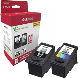 CANON PG-560 + CL-561 + 50 LAP GP501 10X15 FÉNYES FOTÓPAPÍR MULTIPACK