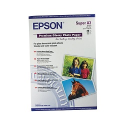 EPSON PRÉMIUM FÉNYES FOTÓPAPÍR (A3+, 20 LAP, 250G)