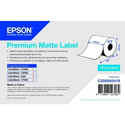 EPSON PRÉMIUM MATT INKJET CÍMKE 102MM X 35M