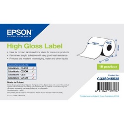 EPSON MAGASFÉNYŰ INKJET 102MM X 33M 610 CÍMKE/TEKERCS