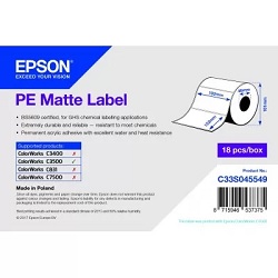 EPSON PE MATT INKJET 102MM X 152MM 185 CÍMKE/TEKERCS