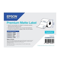EPSON PRÉMIUM MATT INKJET 102MM X 76MM 1570 CÍMKE/TEKERCS